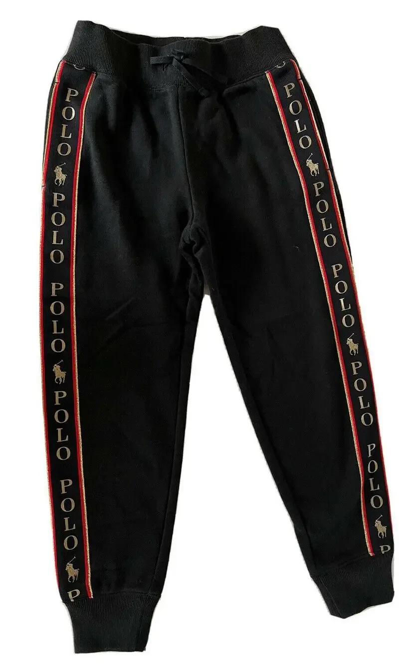 Polo Ralph Lauren Girl's Black Pant M (8-10) NWT